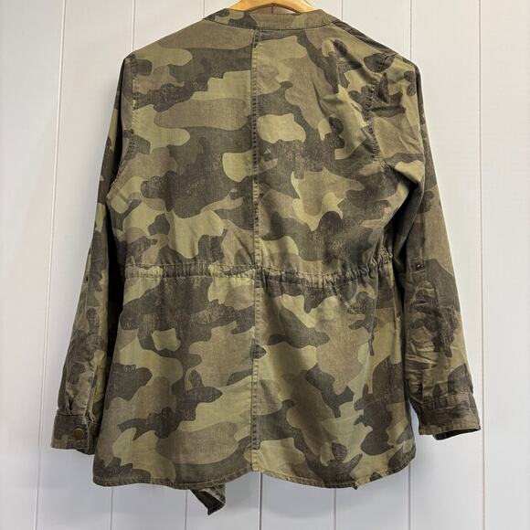 Knox Rose Women's Lightweight Boho Indie Camo Jacket Size S Farm Girl America - Picture 2 of 10